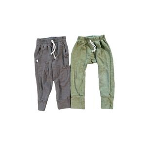 Childhoods Sweatpants Joggers Olive Army Green Graphite 2T Lot‎ Of 2 2T